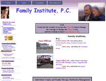 Tablet Screenshot of familyinstitute.net